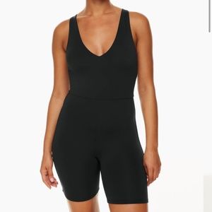 aritzia babaton vneck romper